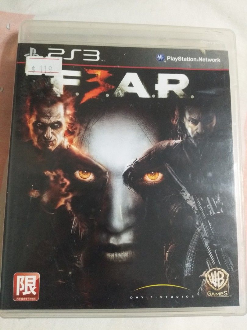 PS3 F.E.A.R. / FEAR/ 戰慄突擊/極度恐慌英文版, 電子遊戲, 電子遊戲, PlayStation - Carousell