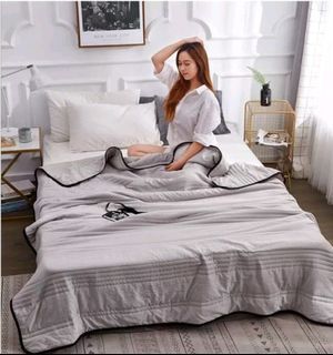 Pure color summer quilt plain summer cool quilt compressible air-conditioning bantal selimut comforter quilt quilt