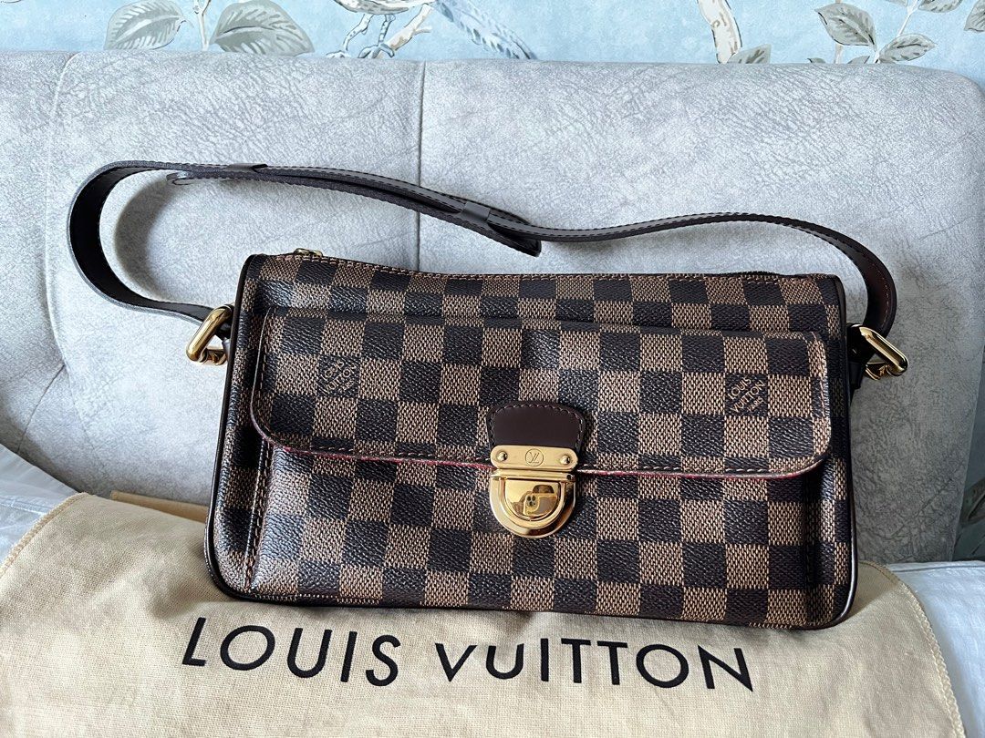 Louis Vuitton Vintage - Damier Ebene Ravello GM Bag - Brown