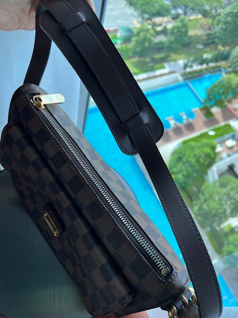 Very Rare DISCONTINUED ❤ Authentic LV Ravello GM Satchel Damier Ebene