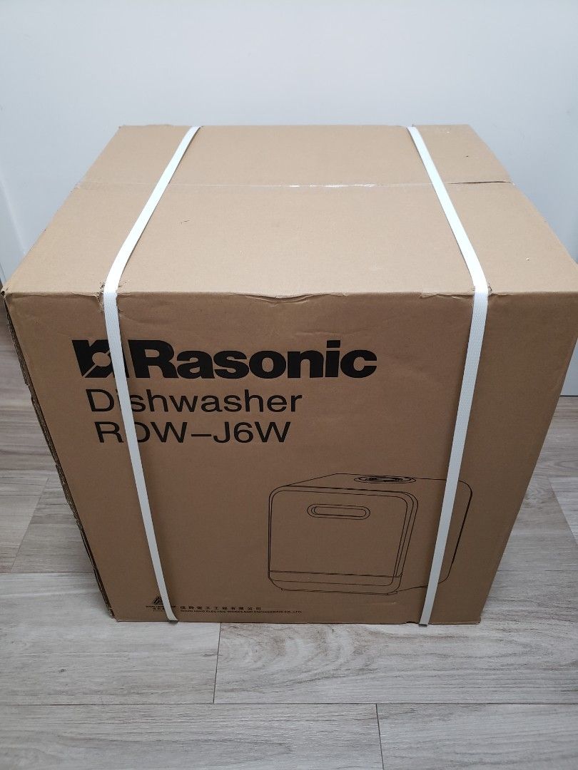 Rasonic Dishwasher RDWJ6W, 家庭電器, 廚房電器, 洗碗碟機 Carousell