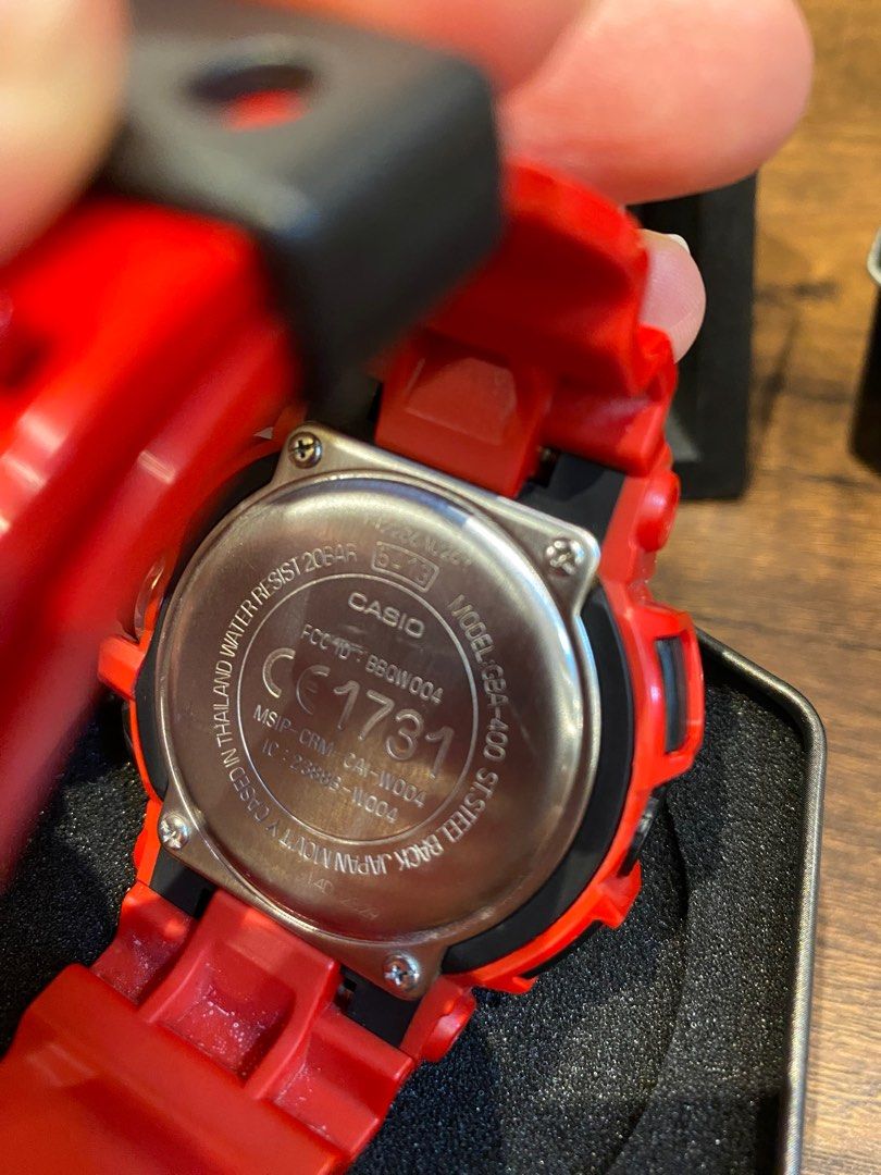 Gshock outlet gmix red