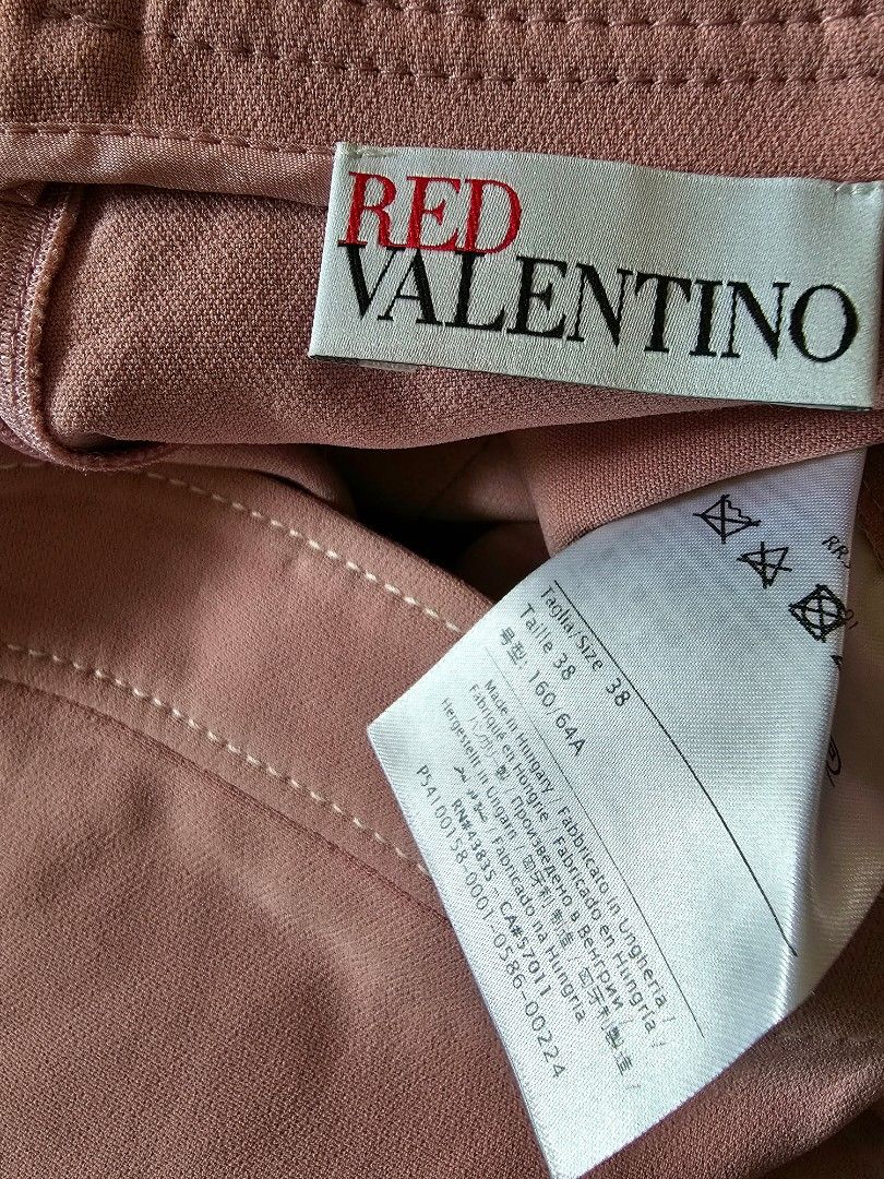 580 Red Valentino Bow Pleated Skort Shorts Skirt Effect Luxury