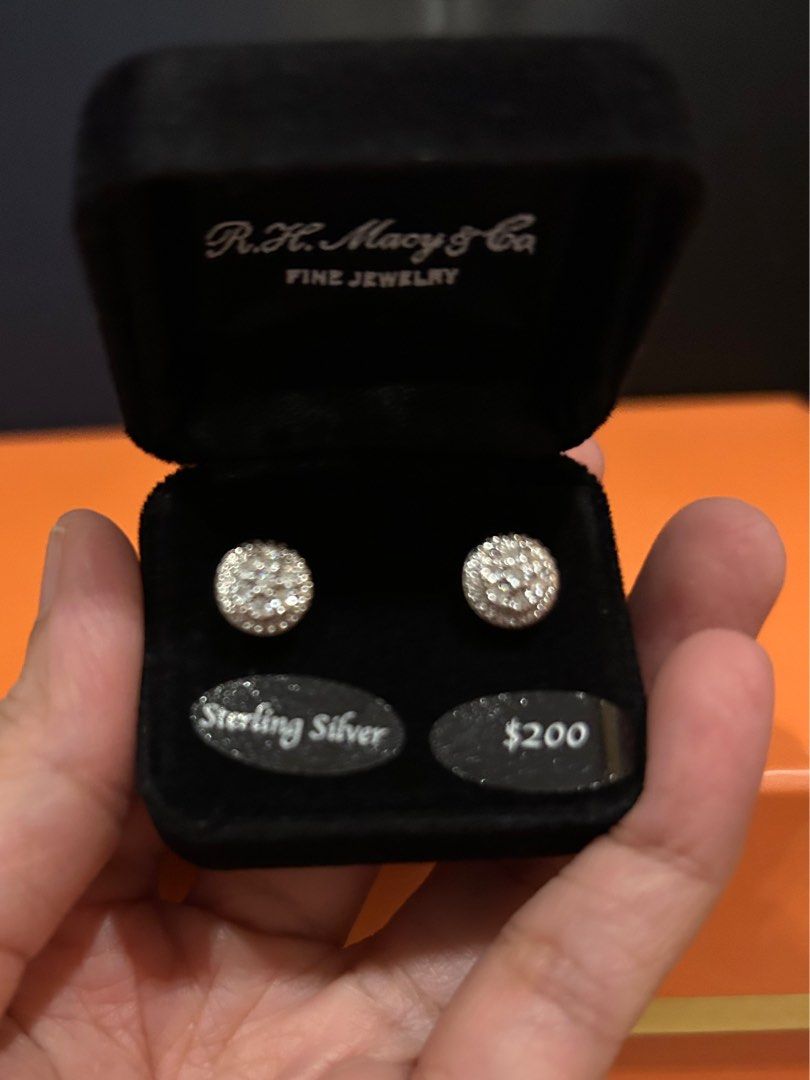 RH Macy Co. Sterling Silver Earrings Women s Fashion Jewelry