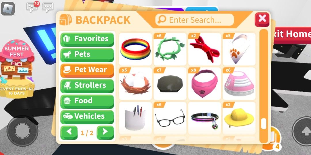 Roblox Adopt Me! Pet Wear Collection, Video Gaming, Gaming Accessories ...