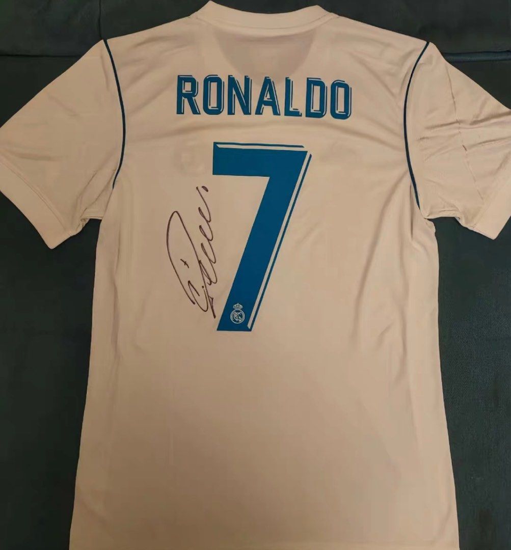 Cristiano Ronaldo SIGNED Al Nassr Signature Shirt/jersey COA 