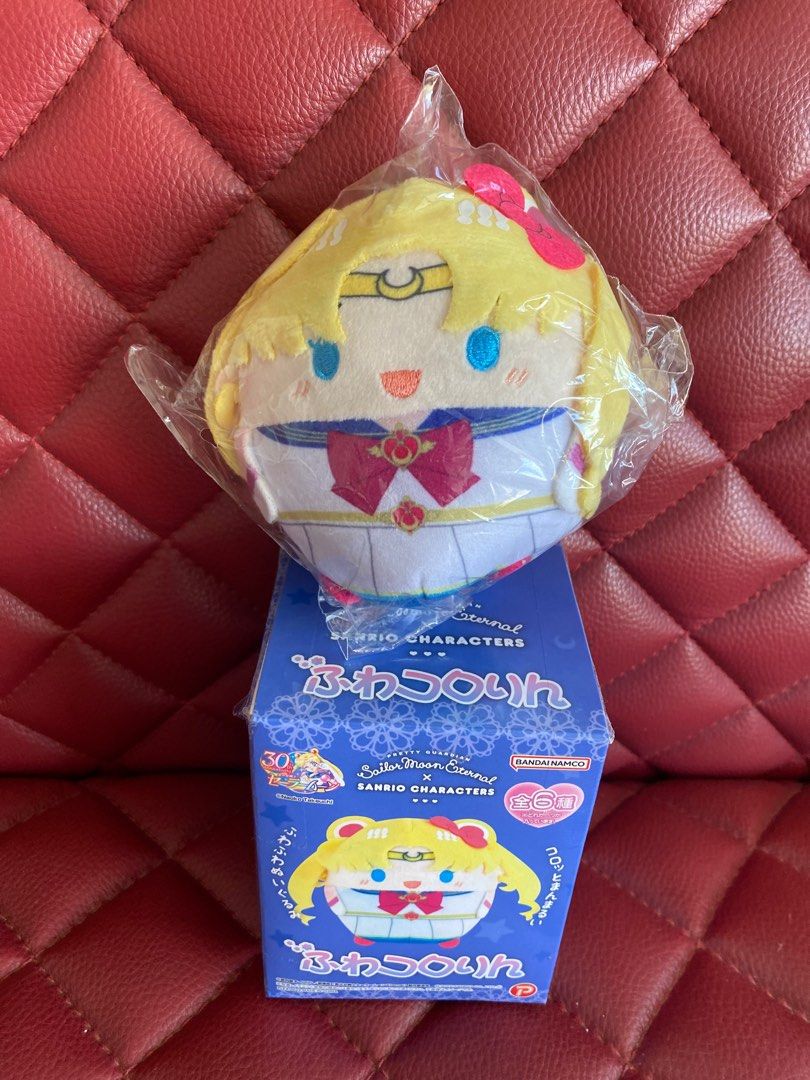 Sailor Moon Eternal x Sanrio Characters Fuwakororin keychain plush soft ...