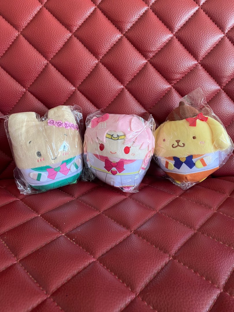 Sailor Moon Eternal x Sanrio Characters Fuwakororin keychain plush soft ...