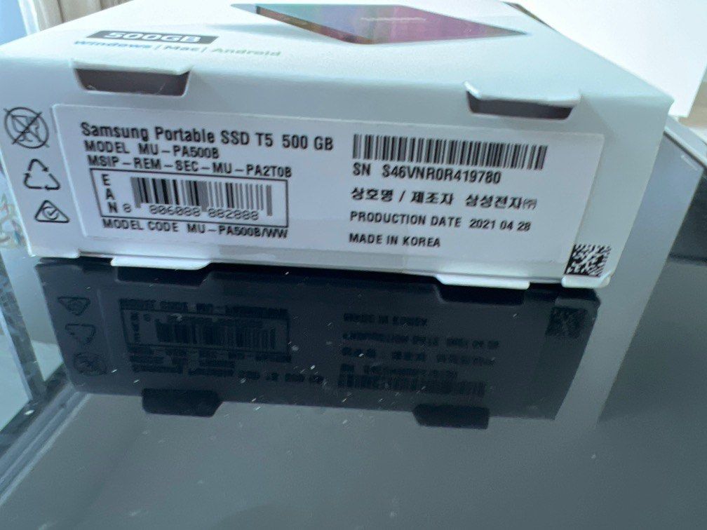 Portable SSD T5 500GB Memory & Storage - MU-PA500B/AM