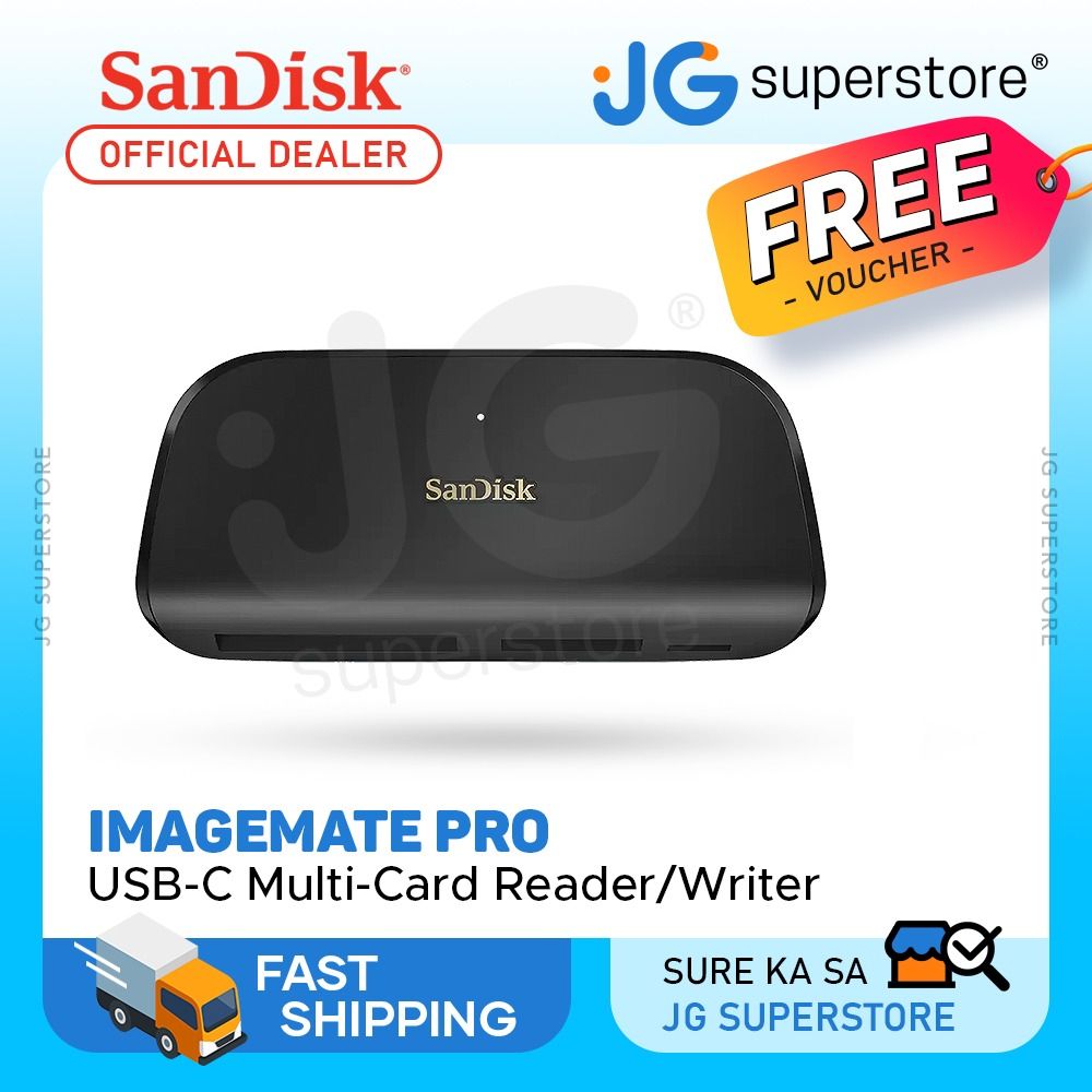 SanDisk ImageMate PRO USBC MultiCard Reader and Writer with 312MB/s