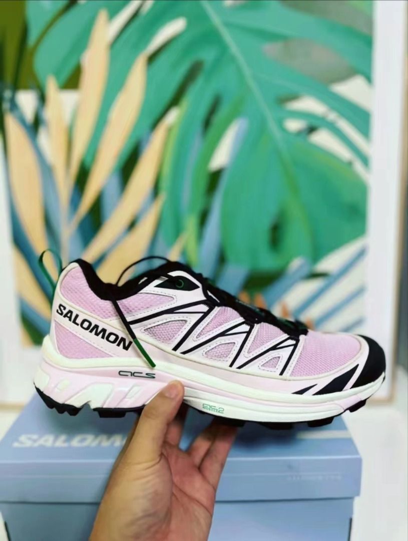 Sandy Liang x Salomon XT Expanse 跑步鞋白粉紫男女通用款, 男裝