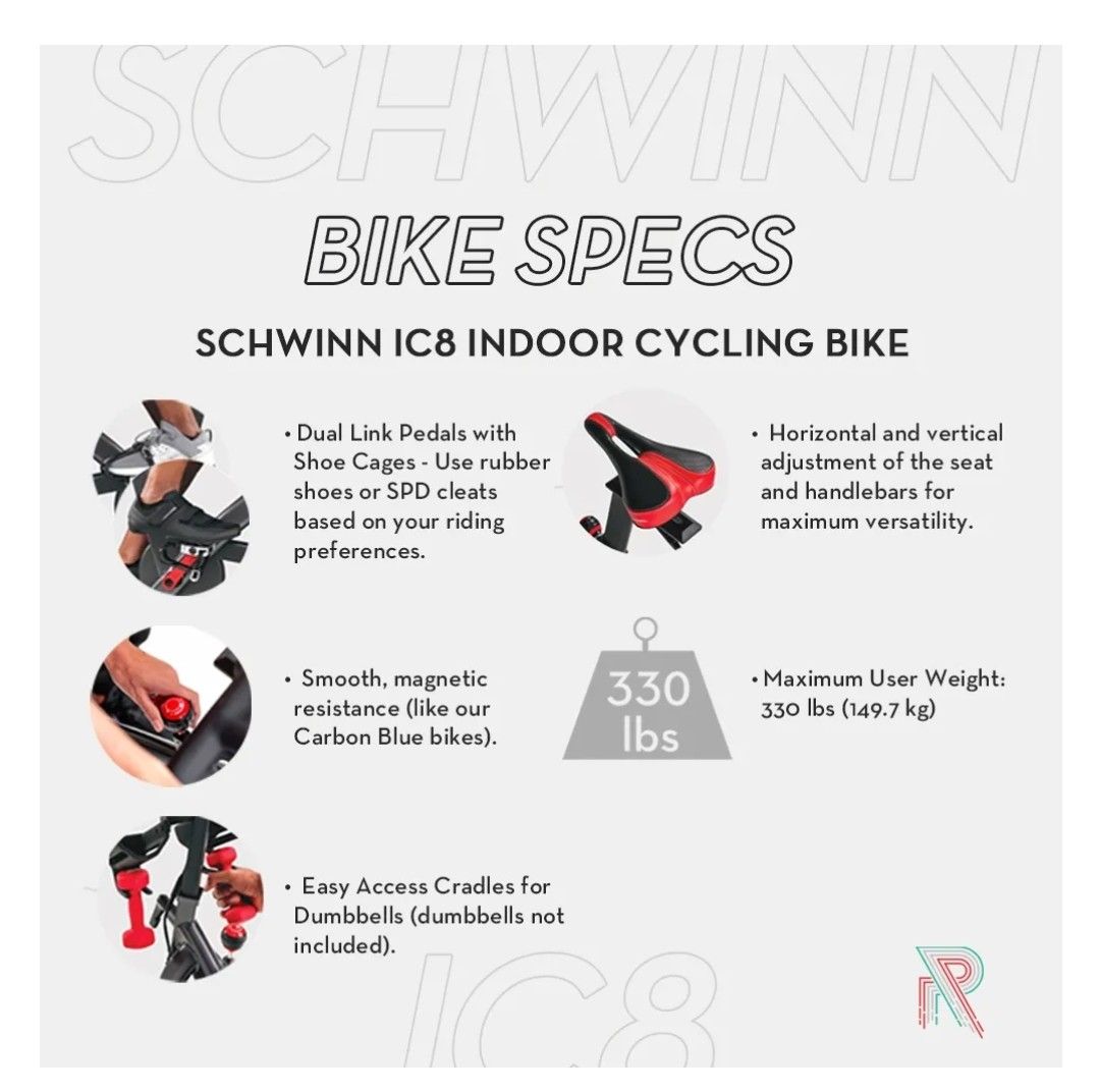 Schwinn ic8 cleats deals