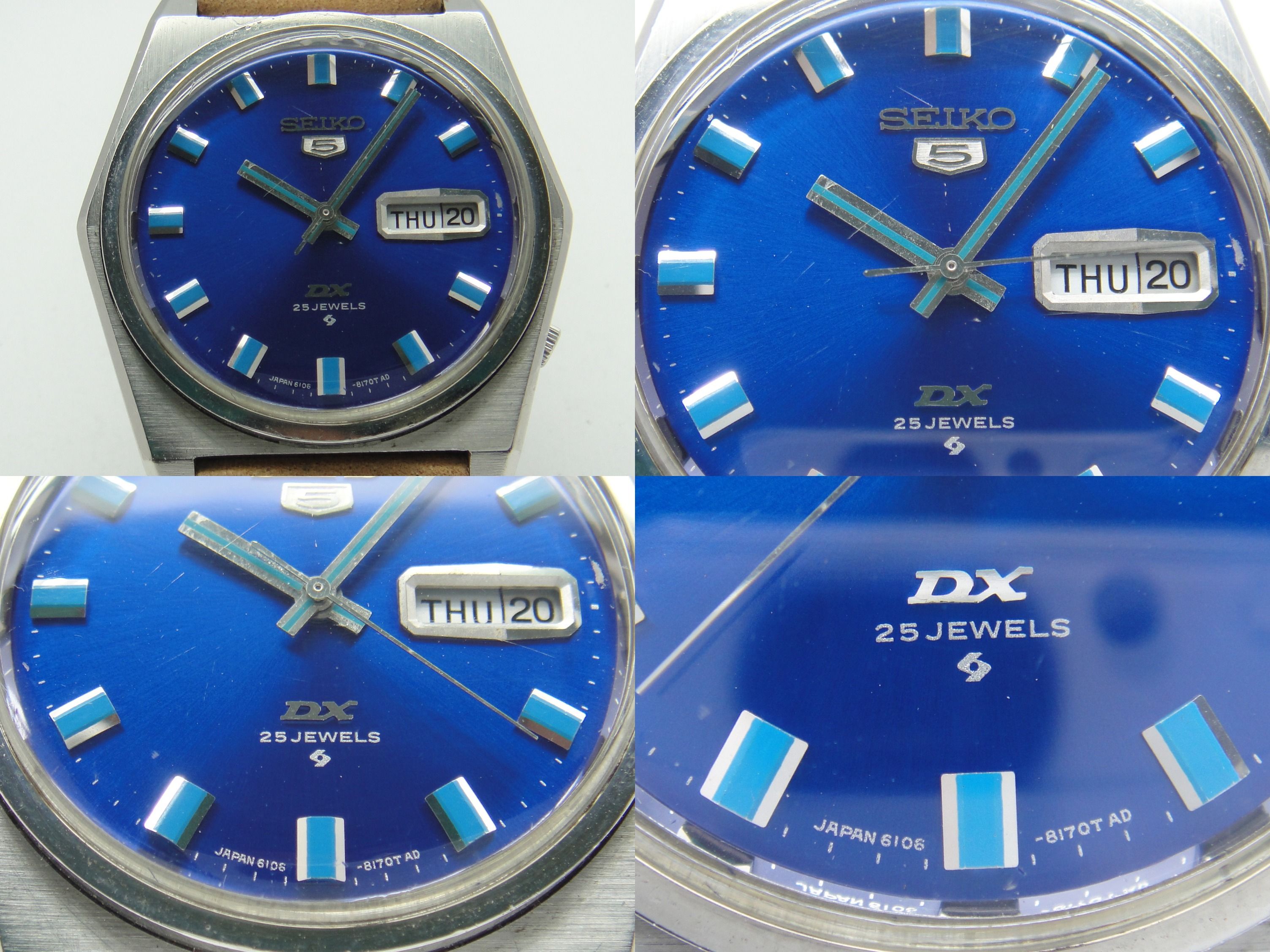 SEIKO 5 DX AUTOMATIC 25 JEWELS 6106-8170 1968's, Luxury, Watches