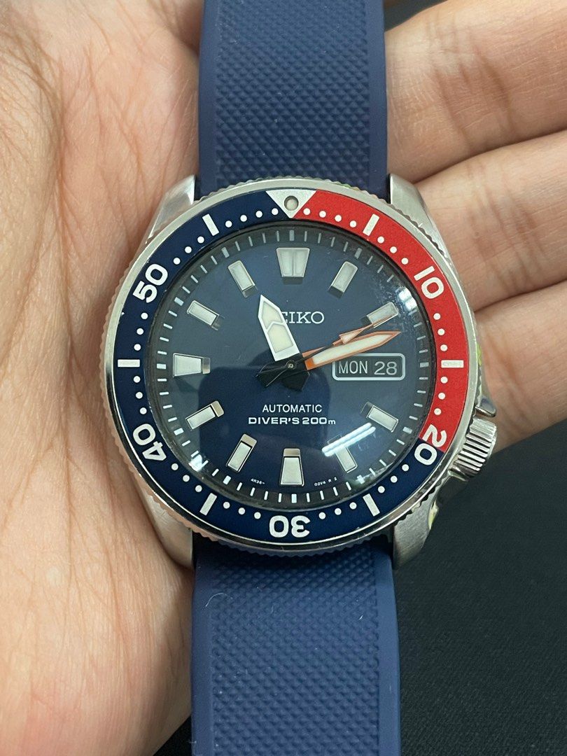 Seiko SKX009 Mod w 4r36 SRP493 parts Men s Fashion Watches