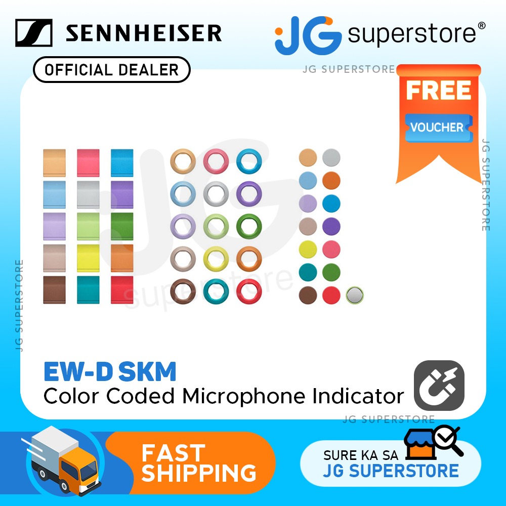 Sennheiser EW-D SKM Color Coding Set Indicators for Microphone Handheld ...
