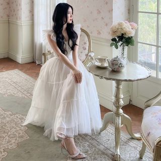 [sewa] Julie Bridesmaid x Natassa Tanis - Belle Set White Dress