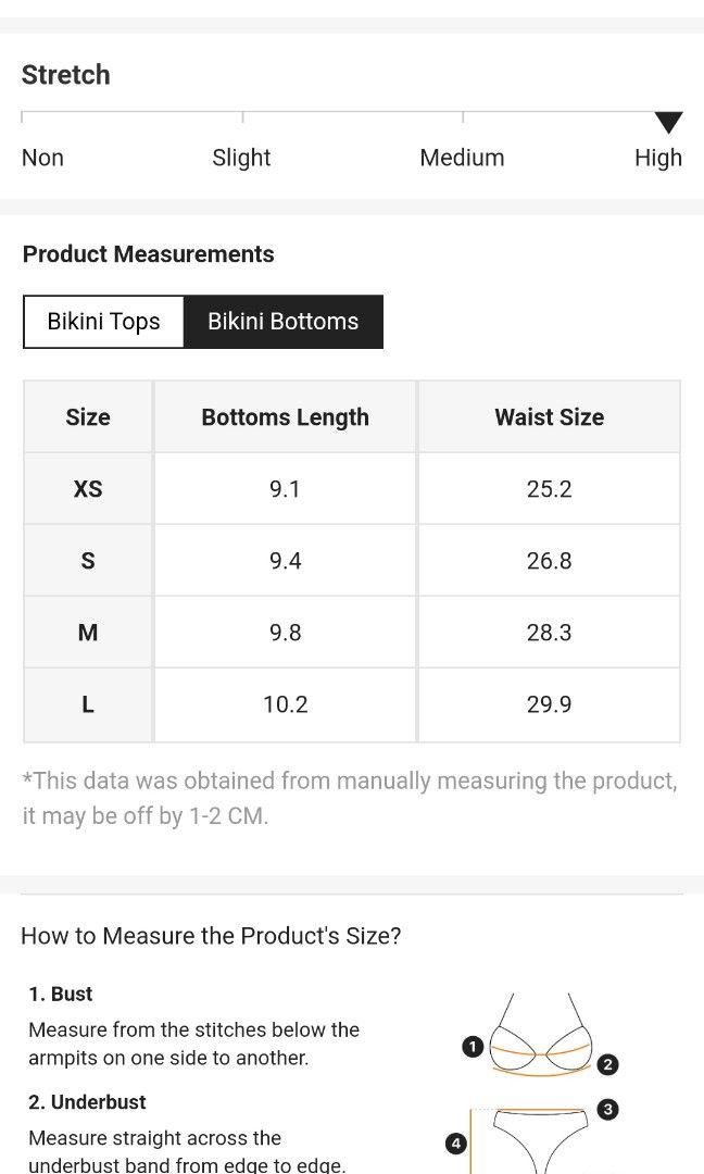 Shein Bikini with Underwire High waisted bottom!, Women's Fashion