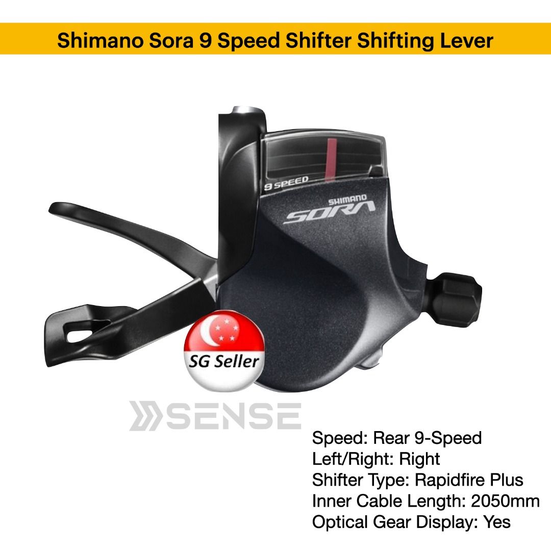 Shimano Sora SL R3000 R 9 Speed Flat Bar Road Right Shifter