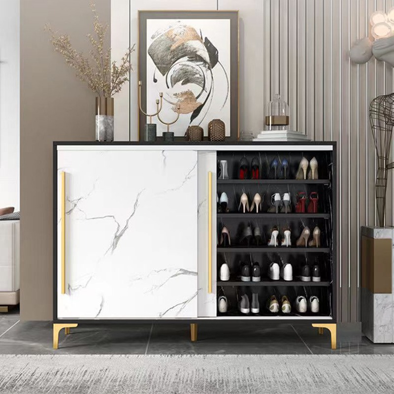 Shoe Sliding Door Shoe Shelf 100/120CM Household Porch