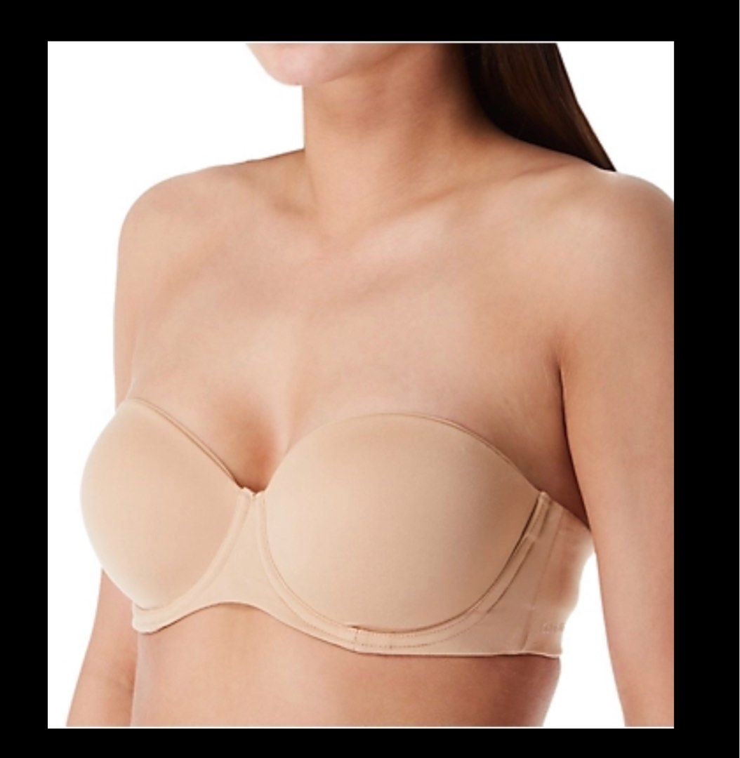 Size 36A) Calvin Klein Constant Lightly Lined Strapless Bra QF5528, Women's  Fashion, New Undergarments & Loungewear on Carousell