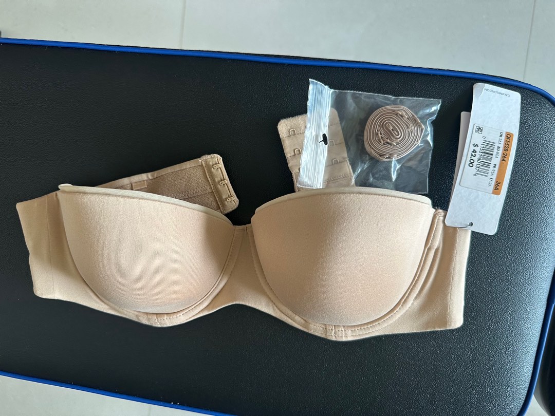 Size 36A) Calvin Klein Constant Lightly Lined Strapless Bra QF5528, Women's  Fashion, New Undergarments & Loungewear on Carousell