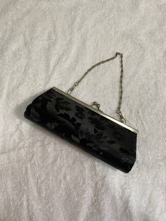 Small shoulder bag black party pouch