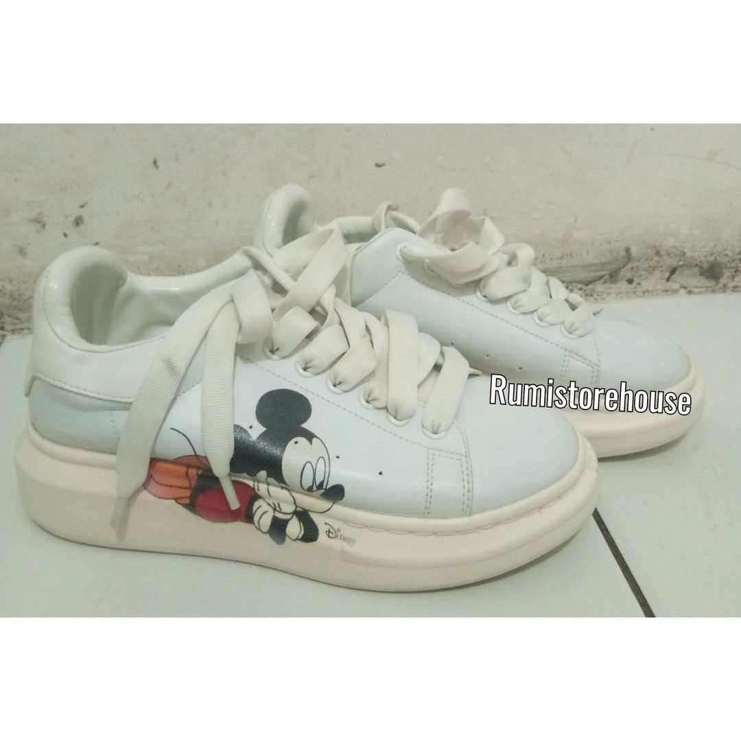 Alexander mcqueen mickey online mouse sneakers