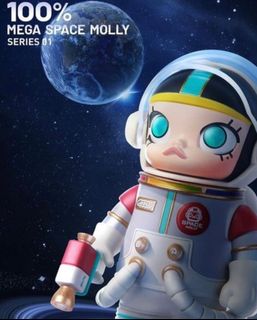 MEGA Space Molly 100% V2 Melting Secret Popmart, Hobbies