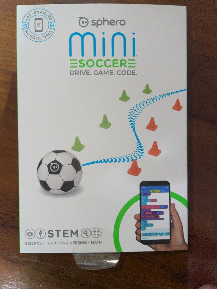 Sphero Mini Soccer: App-Enabled Programmable Robot Ball - STEM Educational  Toy for Kids Ages 8 & Up - Drive, Game & Code with Play & Edu App