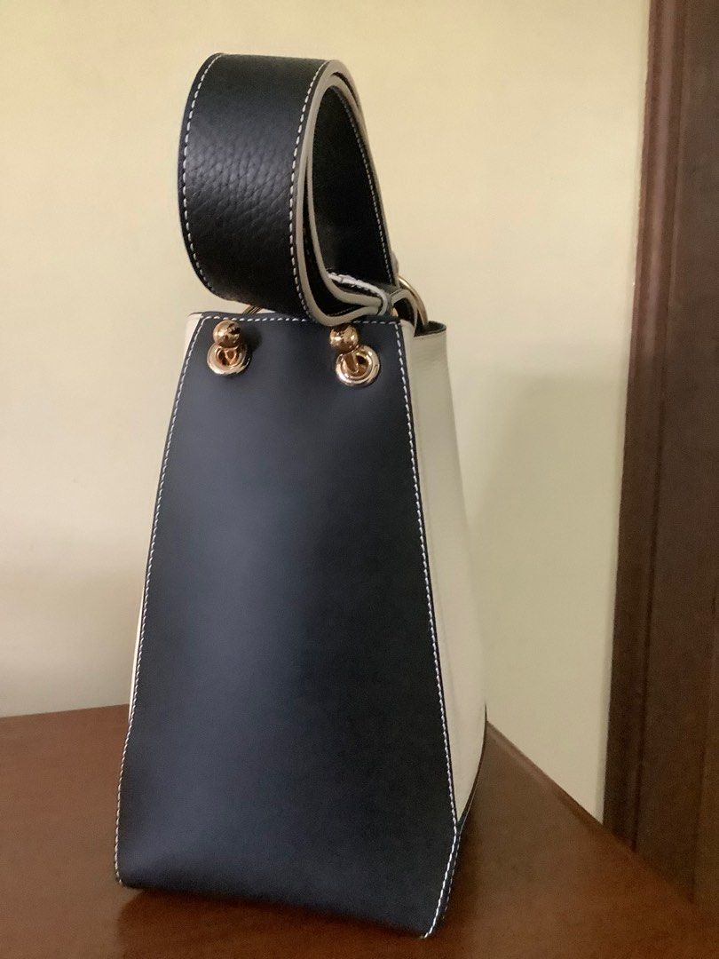 Strathberry Lana Midi Leather Bucket Bag