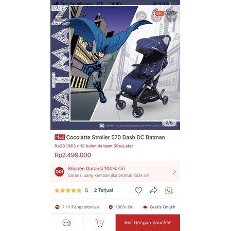 Cocolatte batman clearance