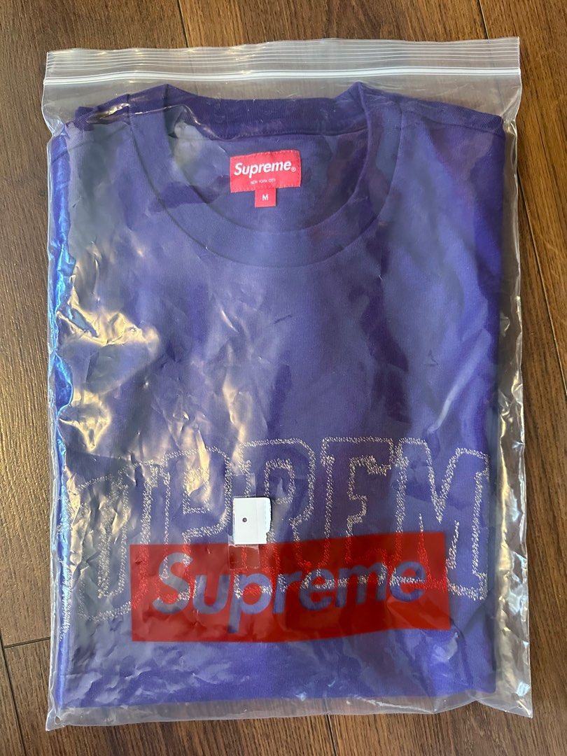 SUPREME 23SS SKETCH EMBROIDERED TOP, 名牌, 服裝- Carousell