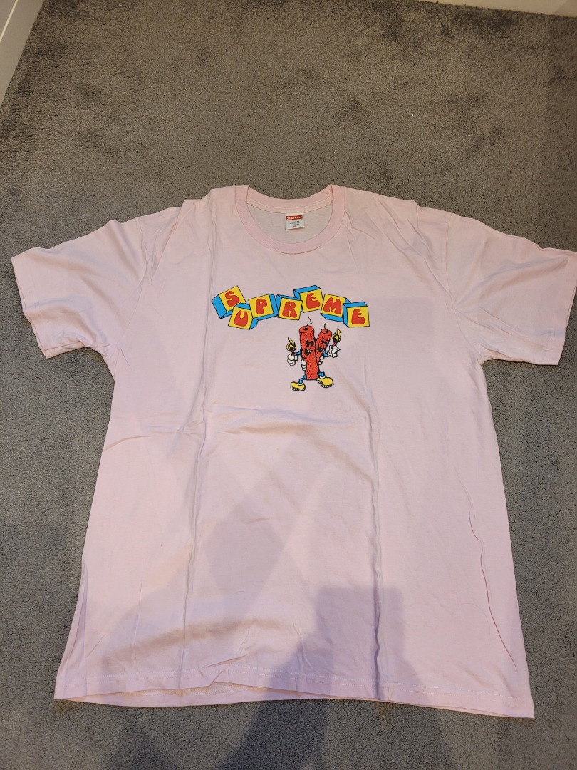 Supreme dynamite clearance tee pink