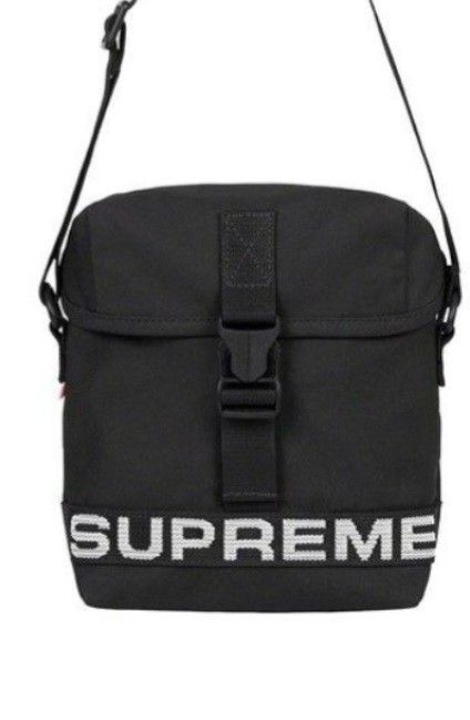 SUPREME Field Side Bag SS2023 Black, 名牌, 手袋及銀包- Carousell