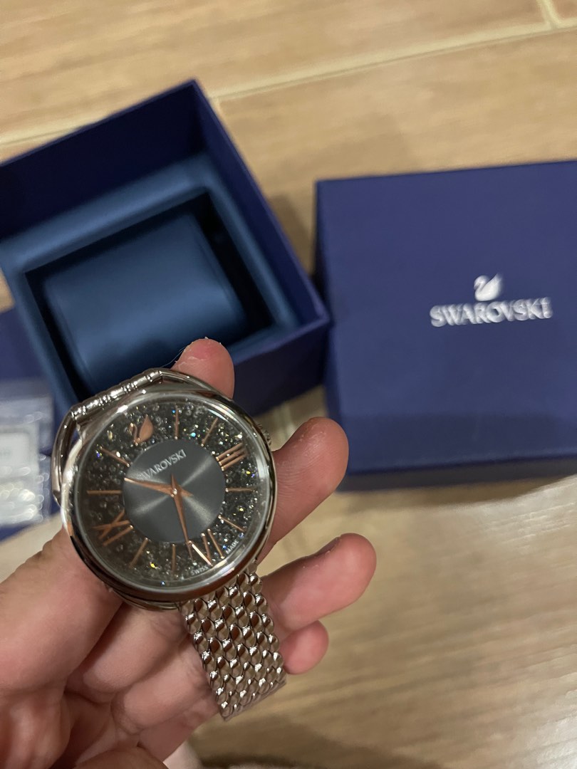 Swarovski crystalline glam watch clearance