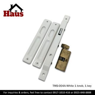TMS -004A- White 1 knob 1 key