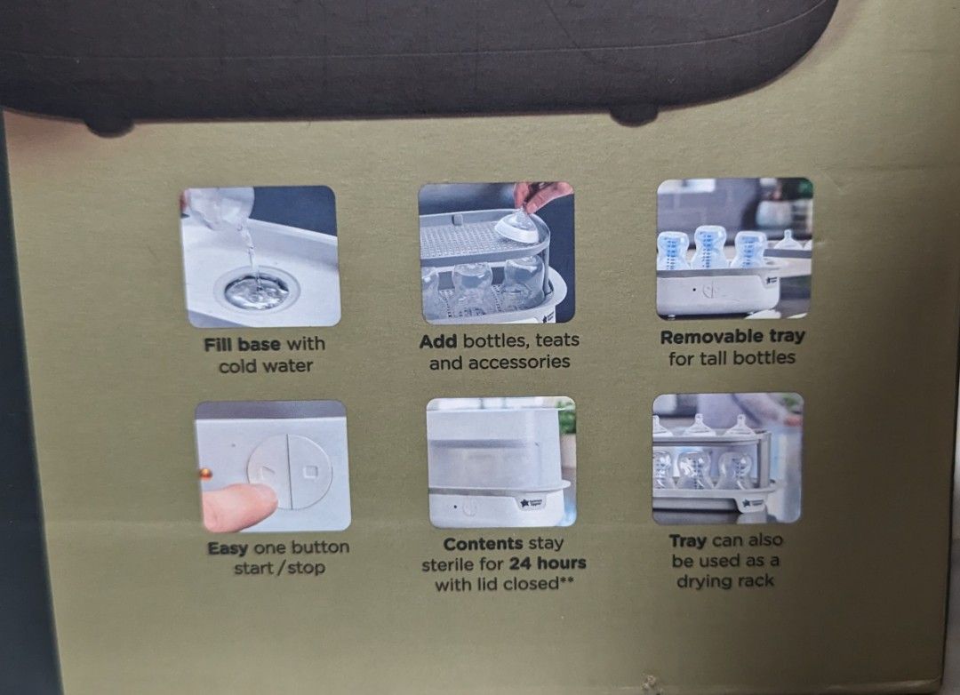 Tommee Tippee Steam Sterilizer, Babies & Kids, Nursing & Feeding