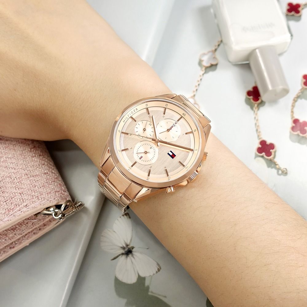Gold tommy watch new arrivals