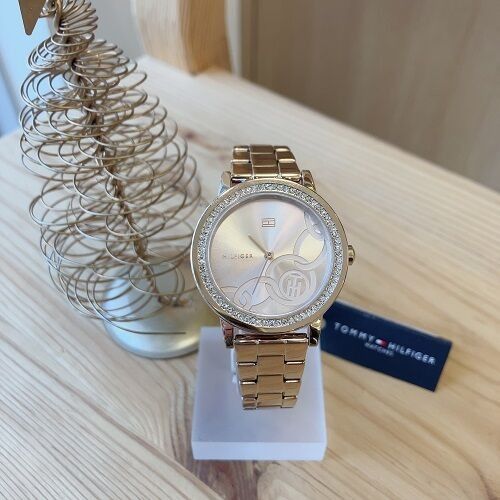 Gold strap watch women's sale