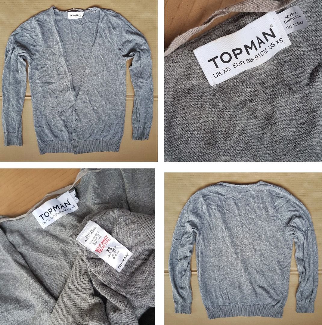 Topman 2024 grey jumper