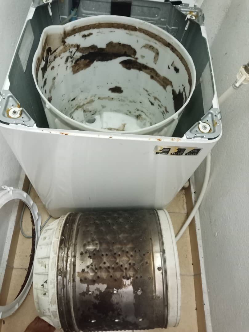 TOSHIBA 7.2kg Top Load Washing Machine Cleaning Service, TV & Home