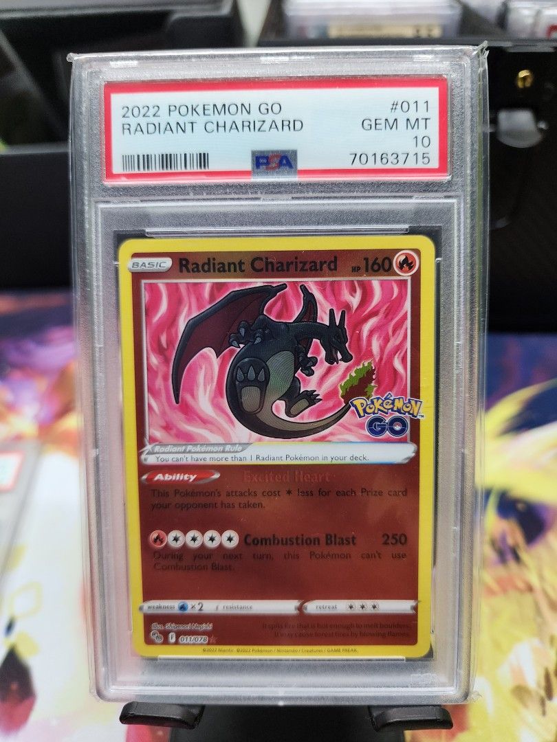 Trio pogo radiant charizard blastoise venusaur psa 10, Hobbies & Toys