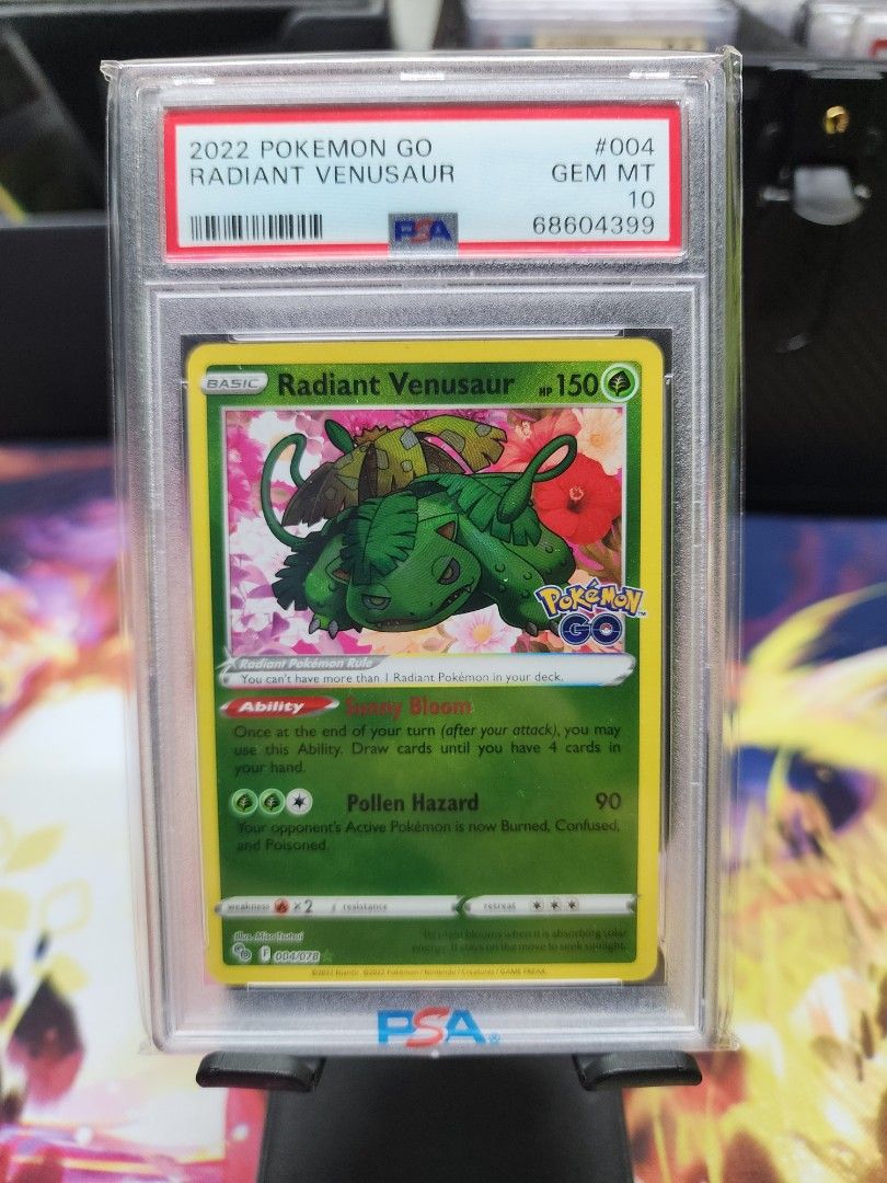 Trio pogo radiant charizard blastoise venusaur psa 10, Hobbies & Toys