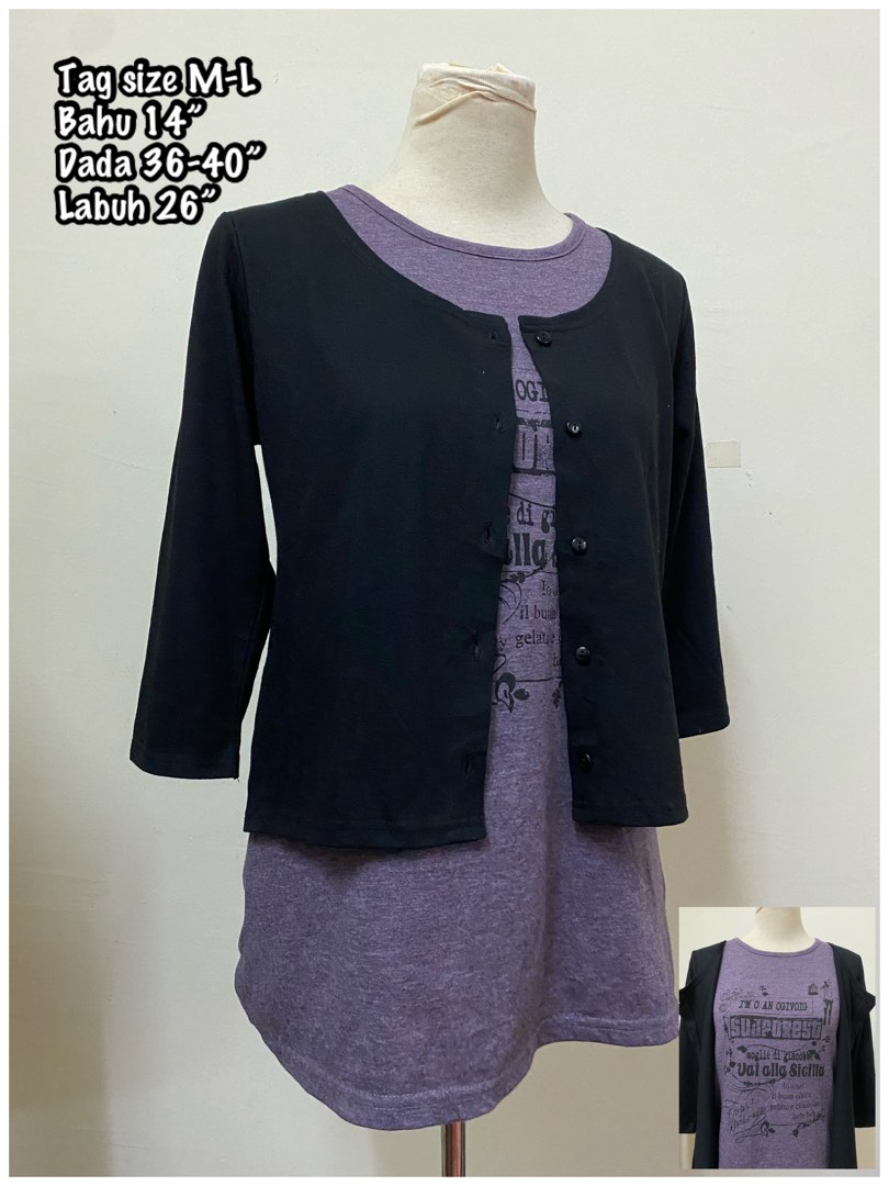 Cardigan with shirt cheap attached