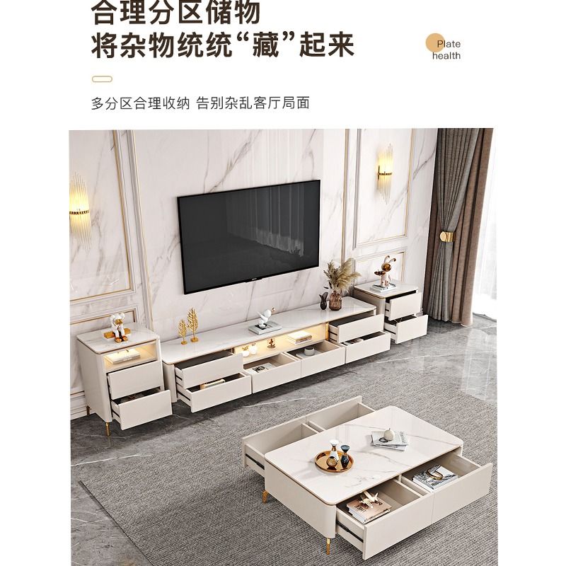 TV Console Display Cabinet COD!! White 160/180/200cm TV Table ...
