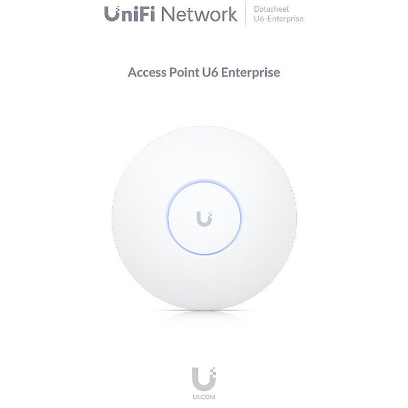 Unifi U6Enterprise by Ubiquiti Networks UniFi WiFi 6E Access Point