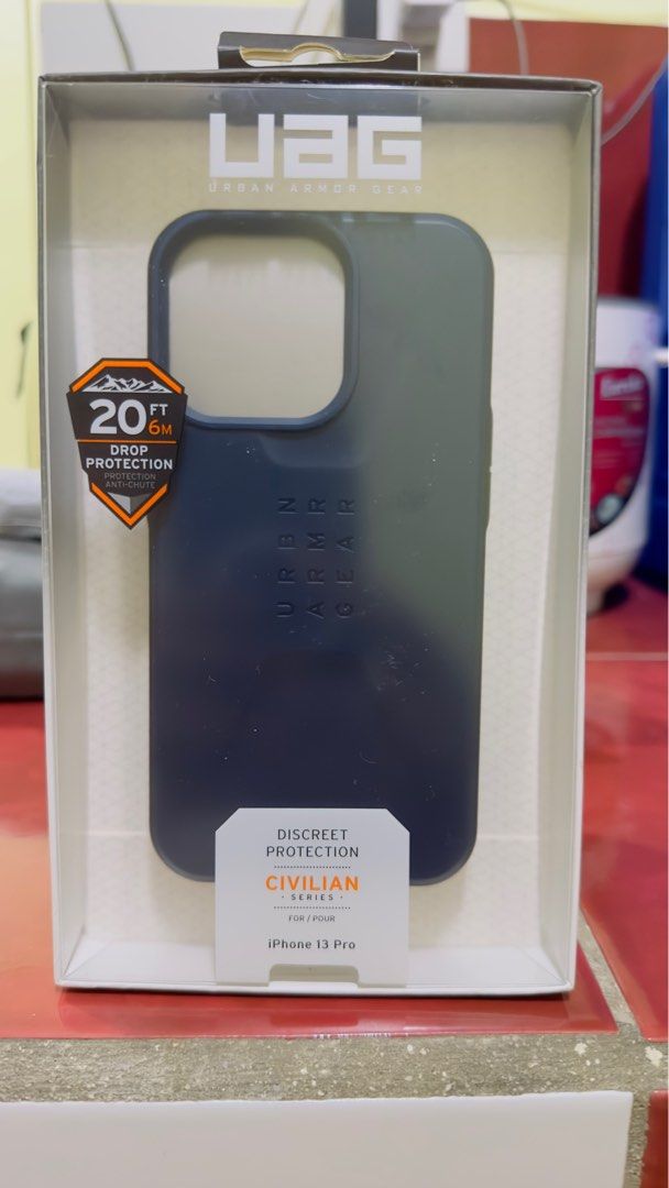 UAG Civilian Case oft Iphone 13 Pro (Category: Cases & Sleeves) located in Paranaque City. Submitted by chriscee1987 (Listing ID 1239806081, Image 1). Description: For Sale Original UAG Civilian Case for Iphone 13 Pro In good condition.Used it twice. For only ₱1,200 (negotiable) See pictures for details. RFS: not using anymore / need funds Delivery: lalamove or any delivery courier (buyer will shoulder shipping fee) Meet up: Paranaque Aree or nea