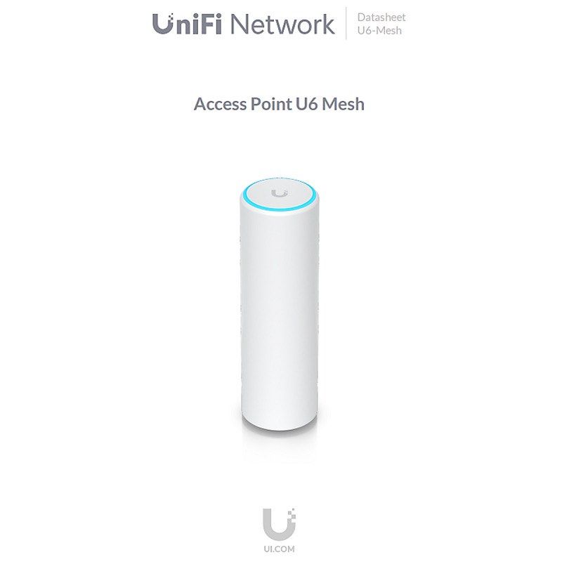 Access P Ubiquiti Unifi U6-Mesh Access Point Wifi 6 Mesh U6-Mesh *No POE ...