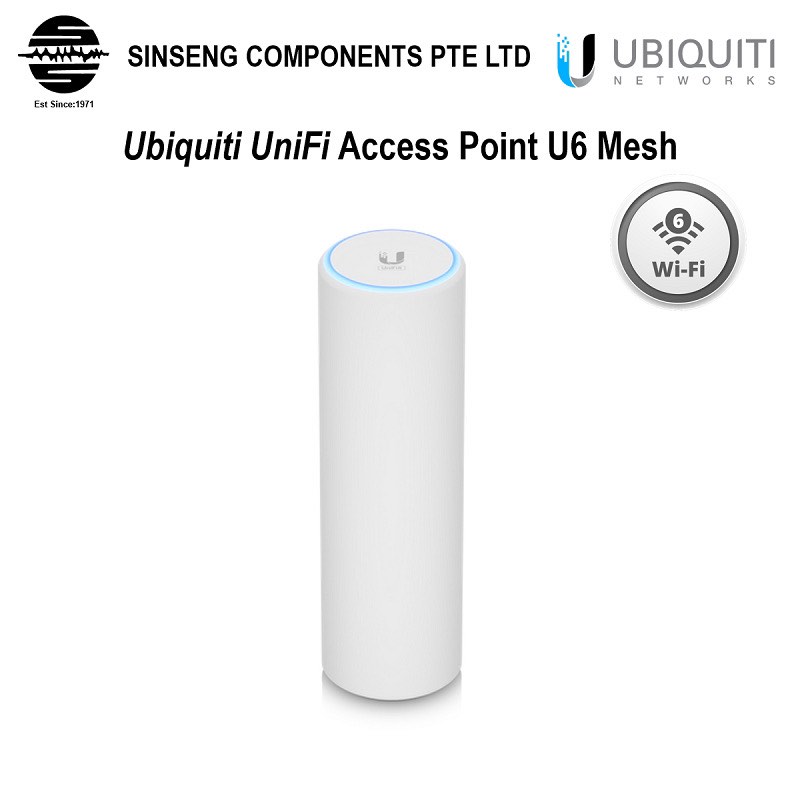 Ubiquiti Unifi U6Mesh Access Point (AP) Wifi 6 Mesh U6Mesh *No POE