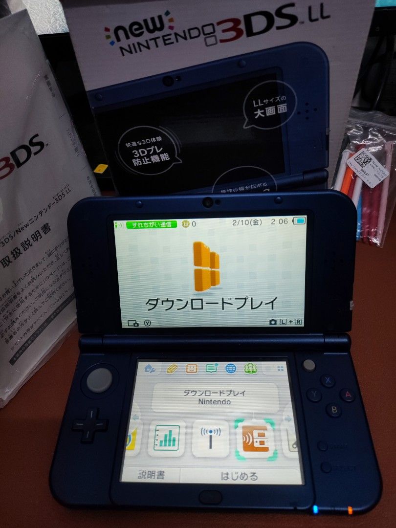Used New Nintendo 3DS LL Japan XL Switch Dual IPS Video Gaming